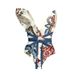 Abbigliamento da donna Nuovo bikini monospalla con volant, costume da bagno attillato Toucan e gonna avvolgente_voghion.com