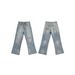 Men's Clothing Retro Washed Vintage Washed Distressed Blue Jeans For Men & Women – Relaxed Fit, Slightly Flared, Comfortable Everyday Denim_voghion.com