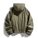 Men's Clothing Men's Jacket Spring And Autumn Solid Color Hooded Hong Kong Style Jacket Casual Loose Workwear Jacket Men_voghion.com