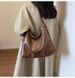 2024 Light Luxury Creative Women's New Cool And Trendy Saddle Bag Fashion Large Capacity Shoulder Bag Solid Color Handbag_voghion.com