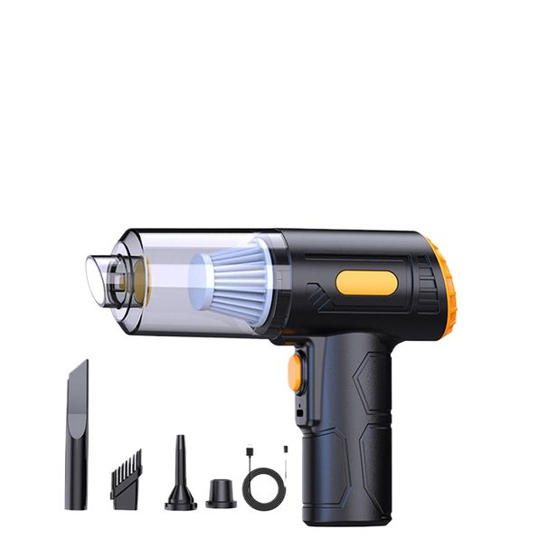 Langlebiger, tragbarer, kabelloser, multifunktionaler Hochleistungs-Mini-Reiniger für trockene und nasse Autos_voghion.com