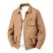 Wasserdichte Arbeitsjacke für Herren – Utility-Mantel mit mehreren Taschen und Kapuze (Schwarz/Grau/Armeegrün/Khaki/Marineblau, S-XXXL)_voghion.com