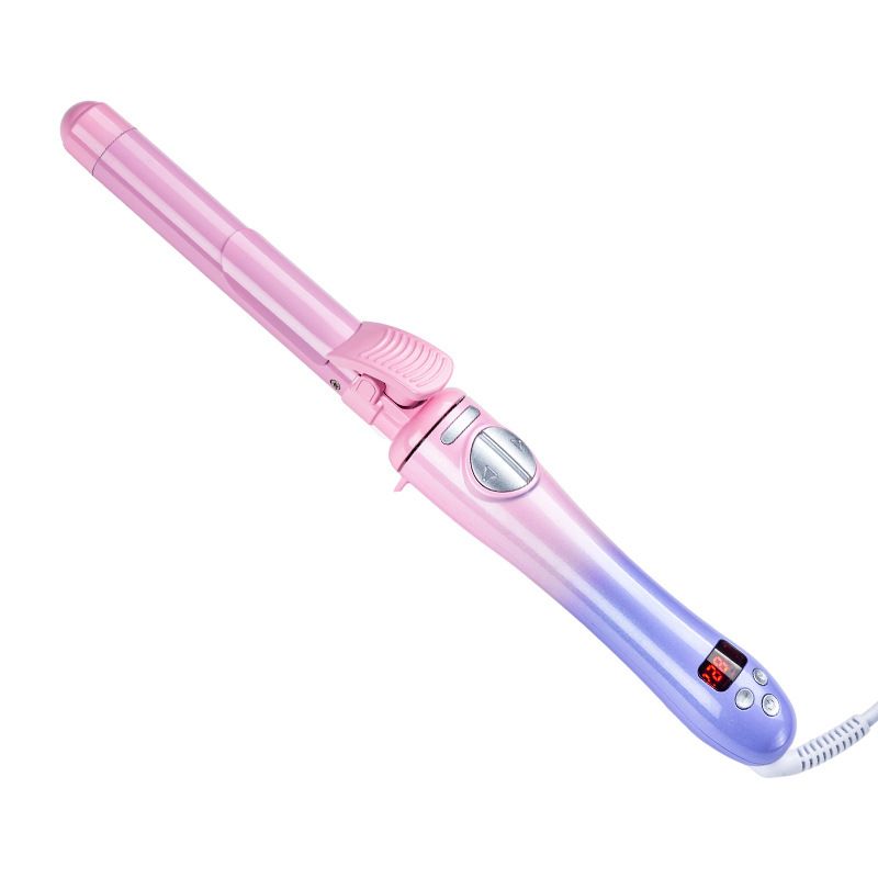Gradient Temperature Curling Iron & Flat Iron, Auto Rotating Styling Tool With Adjustable Heat_voghion.com