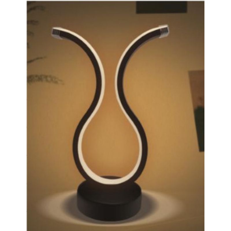 Lampada da comodino geometrica per camera da letto, luce notturna per studio, luce d'atmosfera per bar_voghion.com