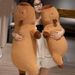 Plush Capybara Adorable Doll Soft Toy Cozy Pillow For Relaxing Home At Comfort_voghion.com