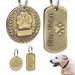 Personalized Address Tag For Dogs COOYOMOO Made Of Copper By PawParty Store_voghion.com