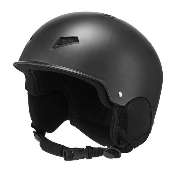 Casco de esquí ajustable para adultos y niños, para deportes al aire libre, cálido, individual y doble_voghion.com