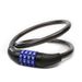 Riding Wire Four digit 0.8-meter Bicycle Password Lock_voghion.com