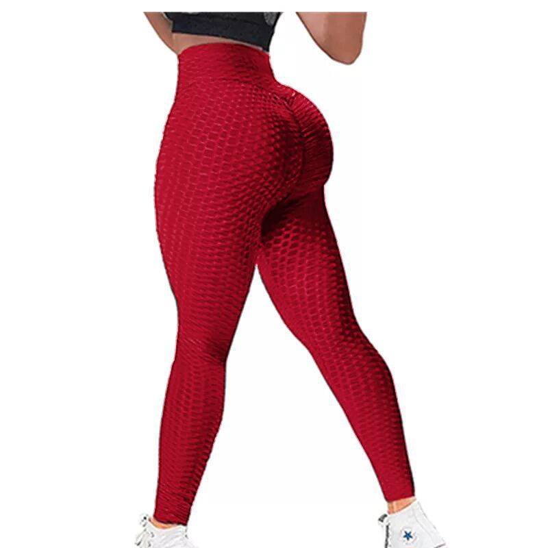 Kvinder Højtalje Hofteløftende Leggings Butt Lifting Sports Fitness Yoga Tøj til Kvinder_voghion.com