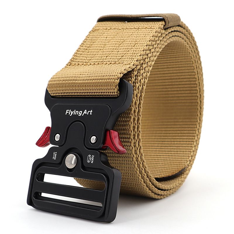 Kledingaccessoires Verbreed 5,0 cm Militaire ventilator Tactische riem Nylon Heren Outdoor Broekriem Sport Nieuwe Buitenriem_voghion.com