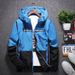 Spring and Autumn New Fashion Color Matching Men's Jacket Casual Trendy Thin Windbreaker Jacket Hooded Jacket Top_voghion.com