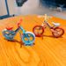 Cartoon Creative Fun, Movable, Slidable Bicycle, Couple Ornament, Key Chain, Small Gift Ornament_voghion.com