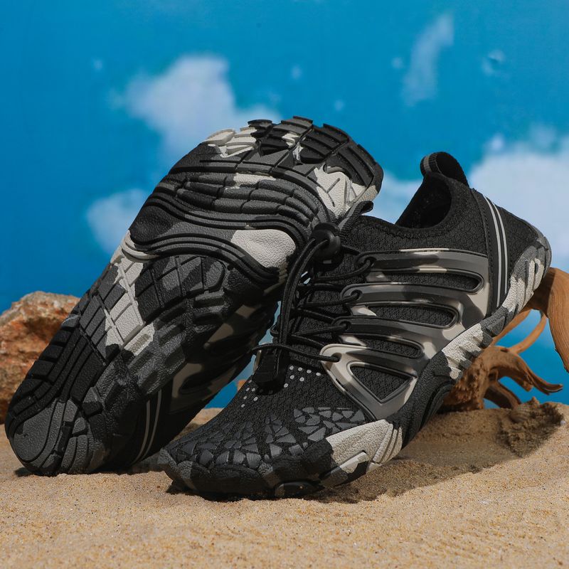 Unisex Quick-Dry Water Shoes With Anti-Slip Sole - Lightweight Aqua Socks For Swimming, Beach, Hiking & Outdoor Adventures (Black/Yellow/Blue/Purple)​_voghion.com