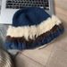 Cappello da pescatore in pelliccia di coniglio all'ingrosso per donna, caldo cappello lavorato a maglia patchwork autunnale e invernale, pullover antifreddo_voghion.com