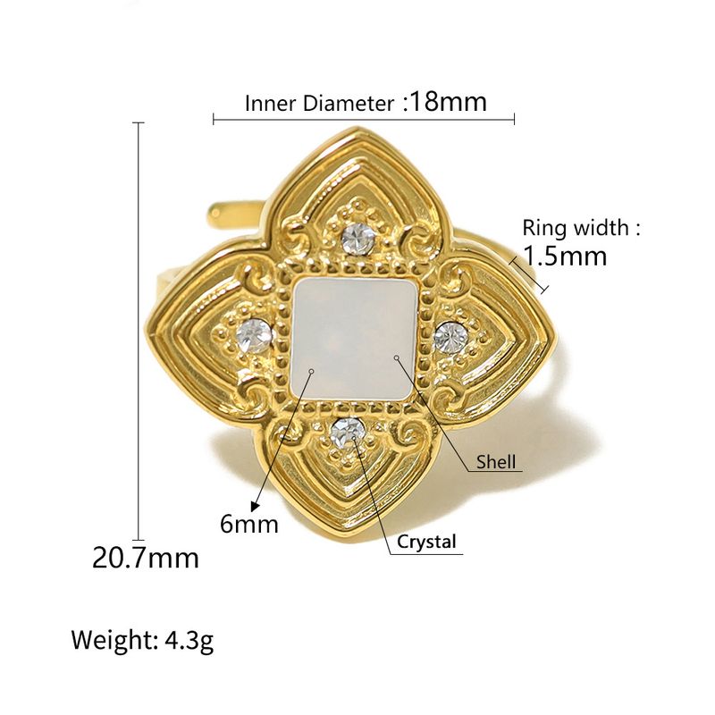 Franséisch Hofstil Inlayed Mamm vun der Perl Frae Rank Plated Mat K Gold, Net Verblassen, High End Ins Style Titan Stol Rank_voghion.com