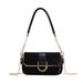 Office Worker White-collar Temperament Shoulder Bag New High-end Diamond Grid Chain Armpit Bag Simple And Stylish Small Square Bag For Women_voghion.com