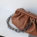 Vintage Gray Acrylic Resin Matte Handmade Detachable Bag Decoration Shoulder Chain_voghion.com