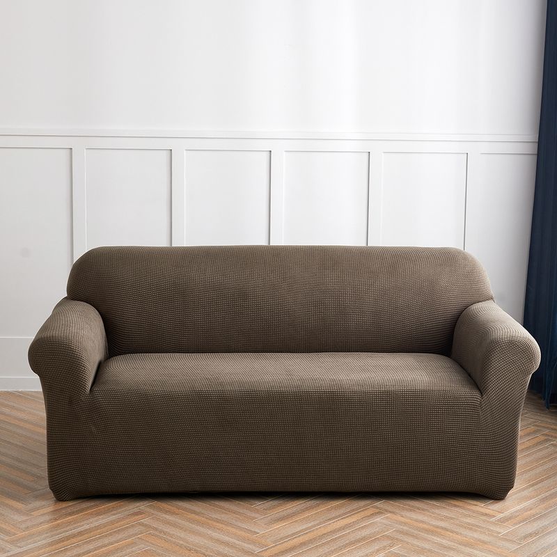 Corn velvet high weight all-inclusive elastic thickened sofa cover full cover combination sofa cover towel universal sofa cover_voghion.com