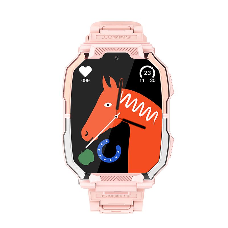 syct Rotating Flip Cover Children's Smart Watch With Dual Cameras, WeChat, Alipay, GPS Positioning, And SIM Card Slot_voghion.com