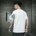 Men's Summer New Short sleeved T-shirt Korean Edition Instagram Brand Versatile Printed Bottom Shirt Pure Cotton Men's T-shirt_voghion.com