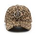 Fashionable and Minimalist Leopard Print Baseball Cap Popular Outdoor Street Sports Duckbill Cap for Men and Women in Europe and America_voghion.com