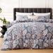 Paisley Pattern Printed Quilt Cover Duvet Cover Bedding Three Piece Set_voghion.com