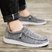 Fly-knit Freizeitschuhe Herren leichte Halbschuhe Slip-On Flats_voghion.com