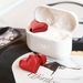 Digital Heart Headset Heart Shaped Bluetooth Headset Call Noise Canceling Headset_voghion.com