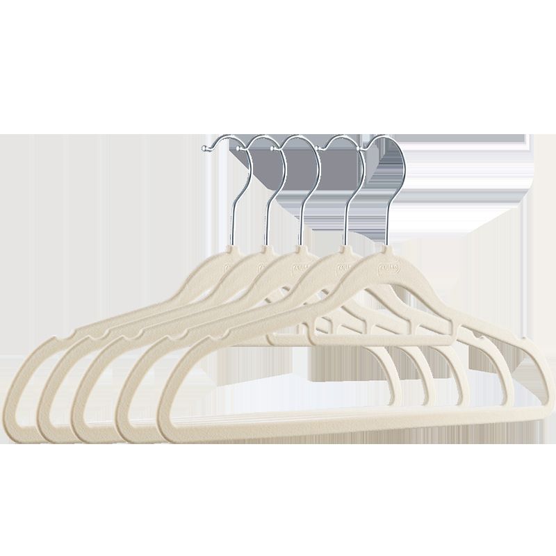 Velvet Hangers - Non-Slip, No-Mark Clothes Hangers For Wardrobe, Drying & Storage (Set Of 10, Space-Saving)​_voghion.com