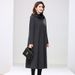 Calm Autumn Winter New Hooded Fashion Loose Plus Size Long Trench Coat Elegant Hepburn Style_voghion.com