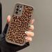 Retro Trendy Black Leopard Print Case For Samsung Galaxy S25 S24 S22 S23 Plus Ultra 5G S21 S20 S24 FE S25Ultra Shockproof Cover_voghion.com