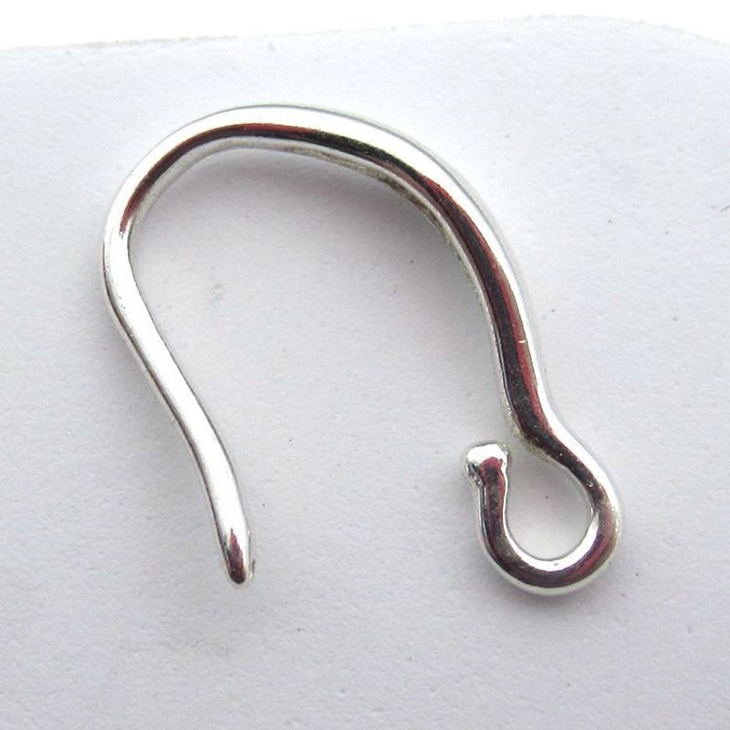 Accessori fai da te S Materiali per orecchini in argento sterling Orecchini in stile coreano Ganci per orecchini lisci, semplici e minimalisti_voghion.com