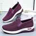 Große Damenschuhe mit weichen Sohlen, Freizeitschuhe für Frauen mittleren Alters und ältere Mütter, flache Schuhe_voghion.com