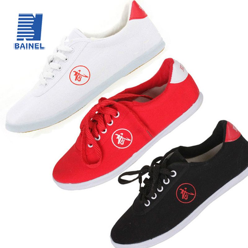 Classic Martial Art Shoe White Sneakers Canvas Wu Shu Shoe tenis masculino Taekwondo Breathable Sneakers Tai Chi Kung Fu Shoes_voghion.com