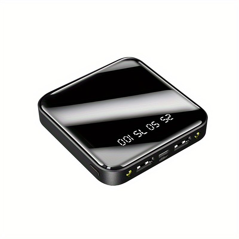 10 000 mAh didelės talpos mobiliojo maitinimo 5V2.1A nešiojamasis USB įkroviklis, įkrovimo bankas, tinkamas Android / Apple įrenginiams (2xUSB_voghion.com