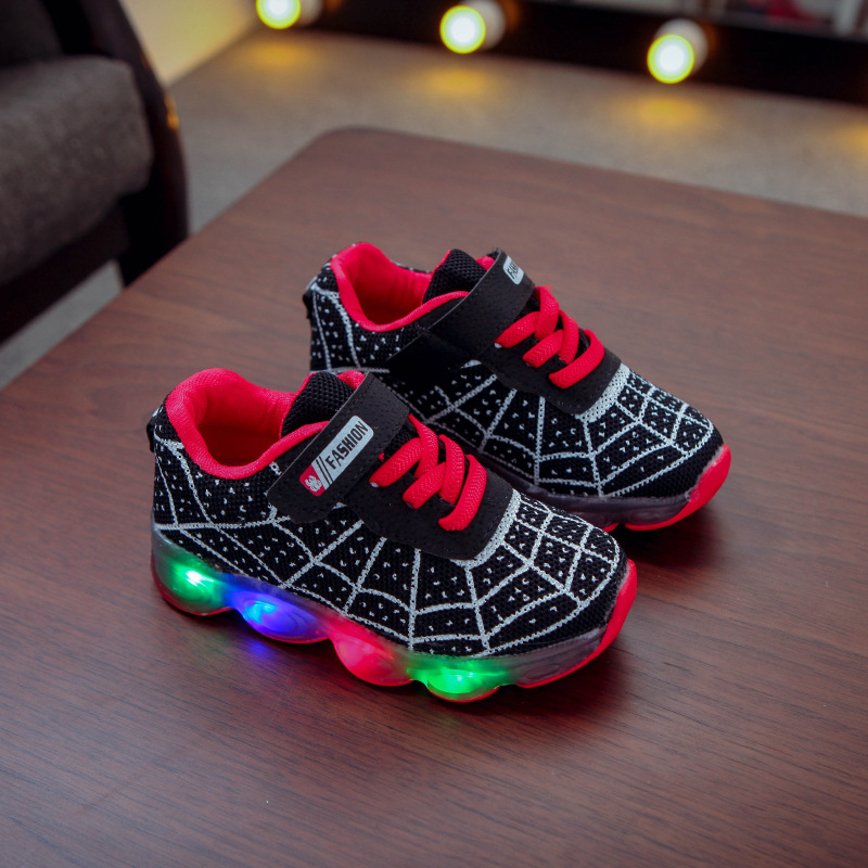 Spring And Autumn Children's Shoes Children's Light Shoes Running Shoes For Boys And Girls Baby Flashing Single Shoes Led Light Sneakers Net Surface_voghion.com
