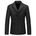 CT Men's Set Business Casual Three-Button Slim Fit Three-Piece Formal Suit 6026_voghion.com