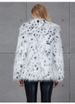 Women's fashion Lynx leopard fur warm lapel imitation fox fur coat_voghion.com