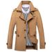 Men's Clothing Men's Casual Windbreaker Mid-length Men's Coat_voghion.com