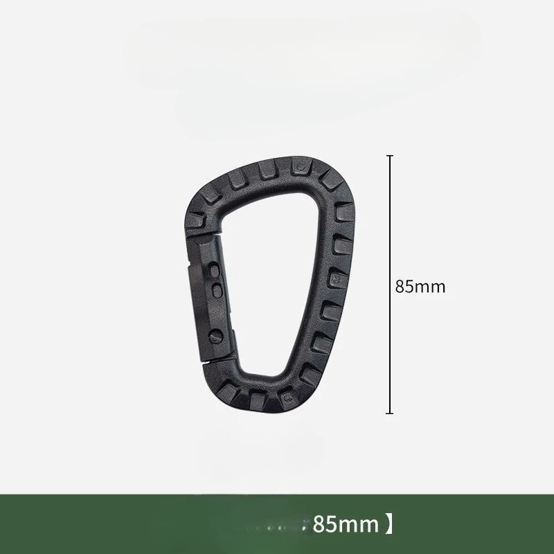 Moschettone portachiavi per zaino tattico, leggero e veloce, con fibbia in plastica per arrampicata all'aperto_voghion.com