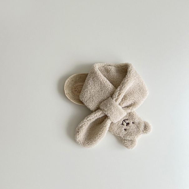 Dziecięce rękawiczki szalik zimowe słodkie kreskówki męskie i damskie pluszowe rękawiczki i zestaw kaszmirowy_voghion.com