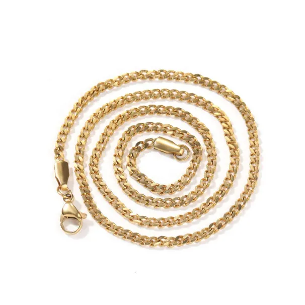 Collana Hip Hop cubana placcata Miami da uomo con ciondolo a catena in oro sterling, maglia cubana in argento_voghion.com