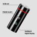 Rasoir électrique compact pour homme, rechargeable et étanche, ultra-silencieux (45 dB), autonomie de 180 min, noir/gris acier_voghion.com