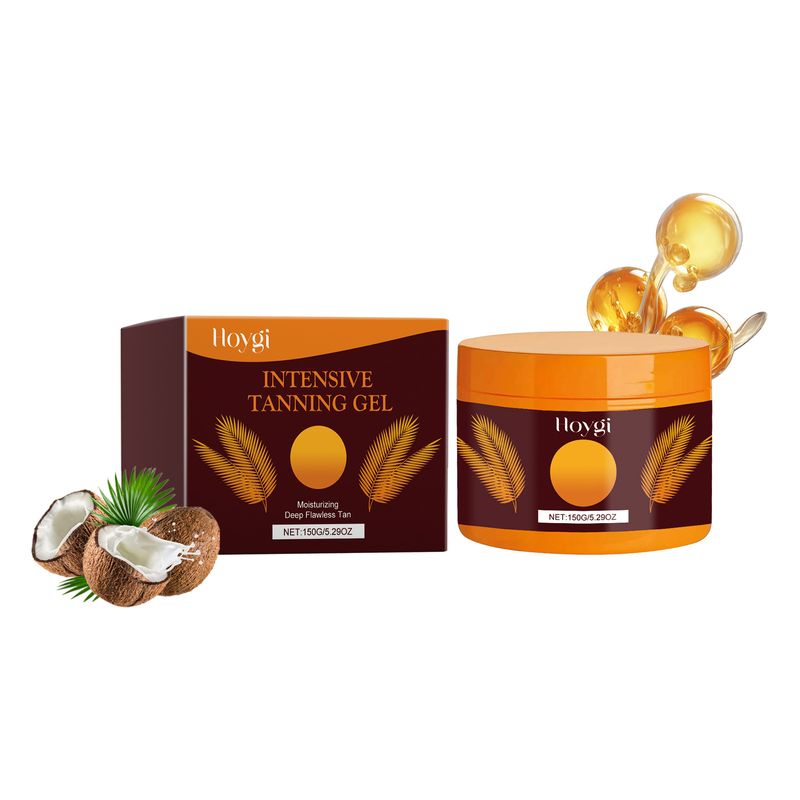 Black Gel, Summer Seaside Beach Suntan Bronze Wheat Body Moisturizer Gel_voghion.com