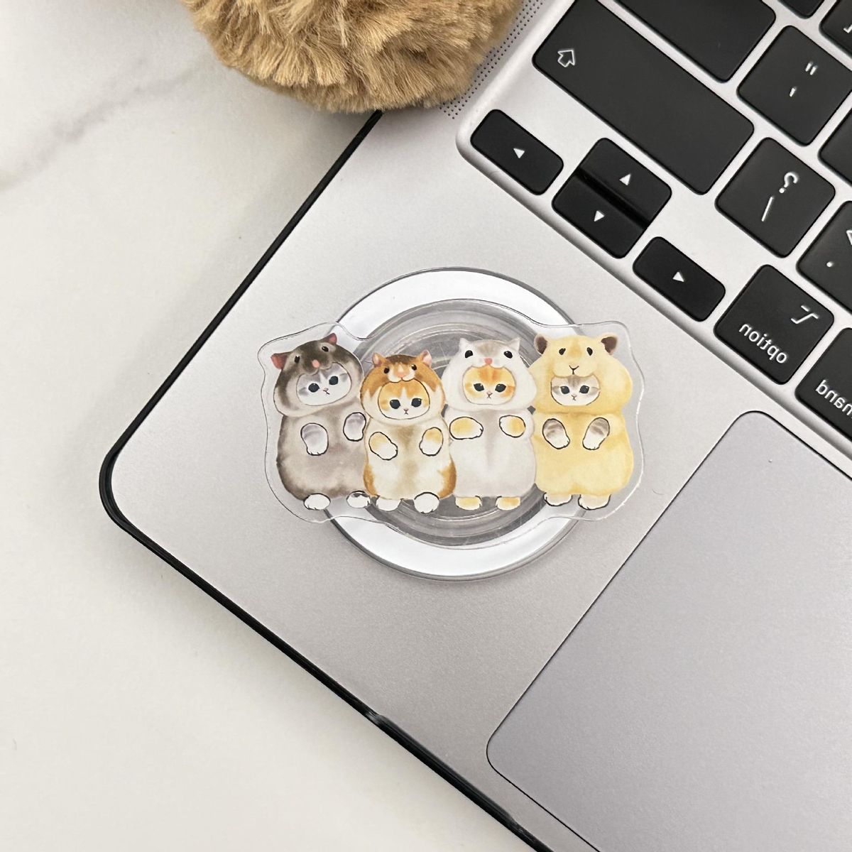 Cartoon Cute Case Magnetic Portable Lazy Phone Telescopic Animal Stand Anti-drop Orange Cat Trendy_voghion.com