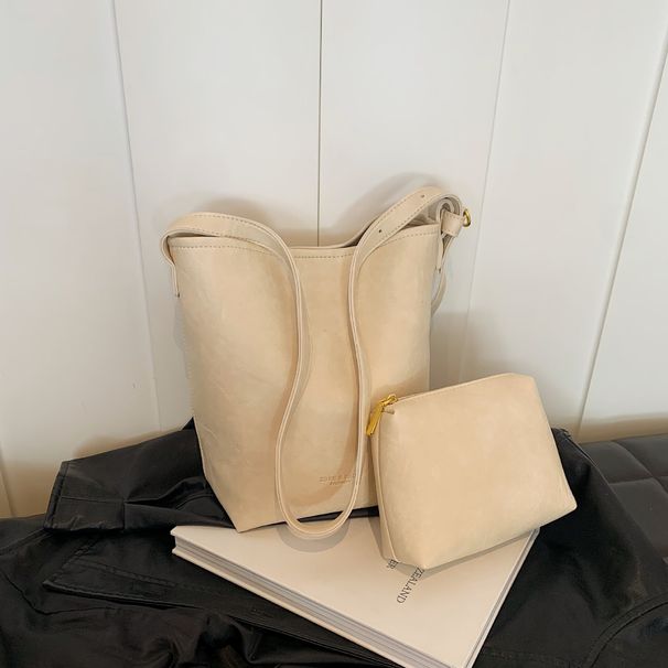Borsa a secchiello per mamma e bambino, avanzata, alla moda, semplice, per donne 2024, nuovo design di nicchia, versatile, monospalla_voghion.com