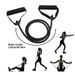 Resistance Bands With Handles, Exercise Bands, Workout Bands With Handles For Men Women, Strength Training Equipment At Home_voghion.com