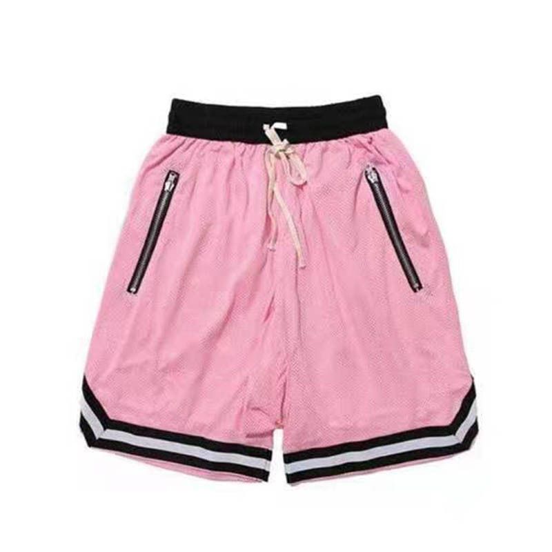 Short de basket-ball en maille pour homme – Short d'entraînement léger de 12,7 cm avec empiècements respirants et tissu à séchage rapide_voghion.com