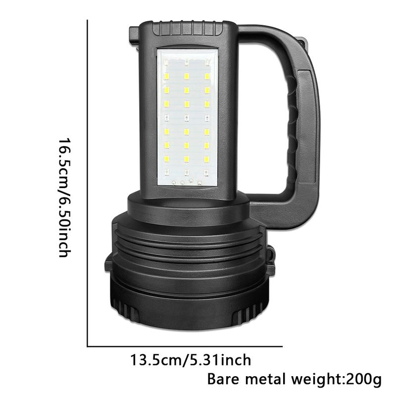 Lampada solare portatile ricaricabile, luce intensa, super luminosa, portatile, per esterni, illuminazione di emergenza, pattuglia_voghion.com