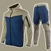 Frühling und Herbst komplettes Set für Herren Sportjacke Sweatshirt Ärmel lange Hose kontrastierende Strickjacke mit Kapuze lockerer Anzug_voghion.com
